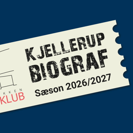 På billedet ses logoet for Kjellerup Biograf